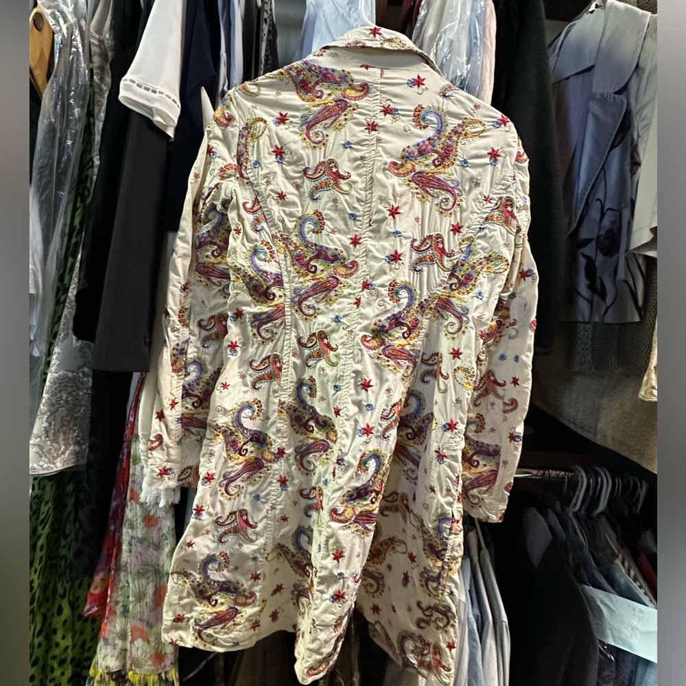 Johnny Was Women's Floral Embroidered Trench Coat - Picture 2 of 5